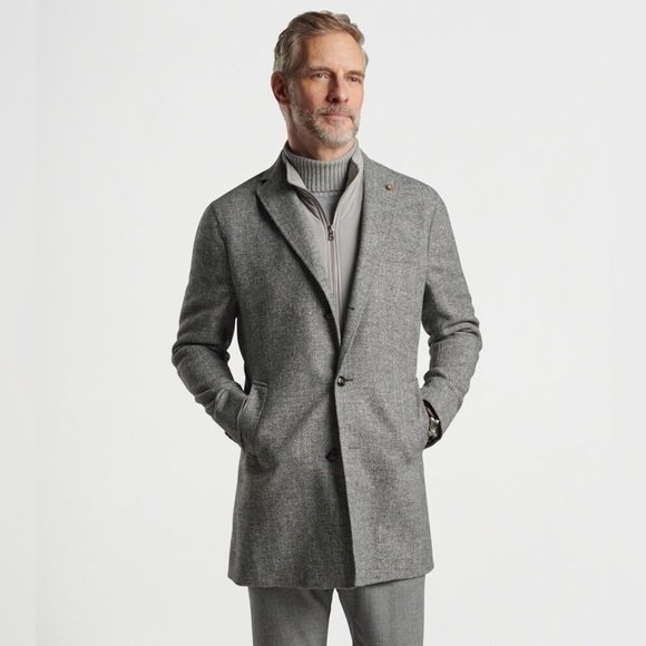 Peter Millar Crown Crafted Fleming City Coat Sz 48 - Picture 2 of 14